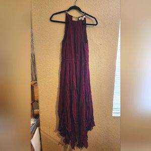 Michael Kors Burgundy Caftan Maxi
